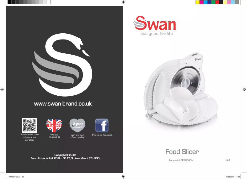 Página 1 del manual Manual de usuario Swan SP10060N