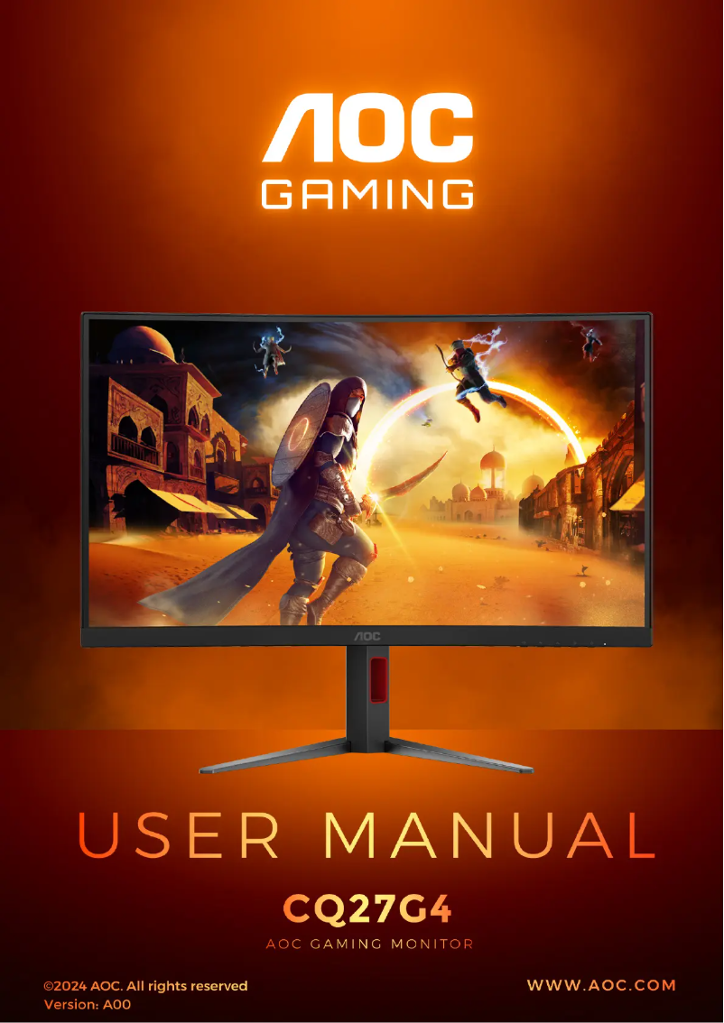 Imagen de la primera página del manual del dispositivo CQ27G4