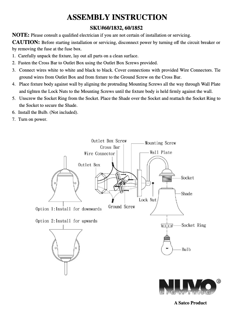 Página nº 1 - Manual de usuario NUVO Dupont 60/1852
