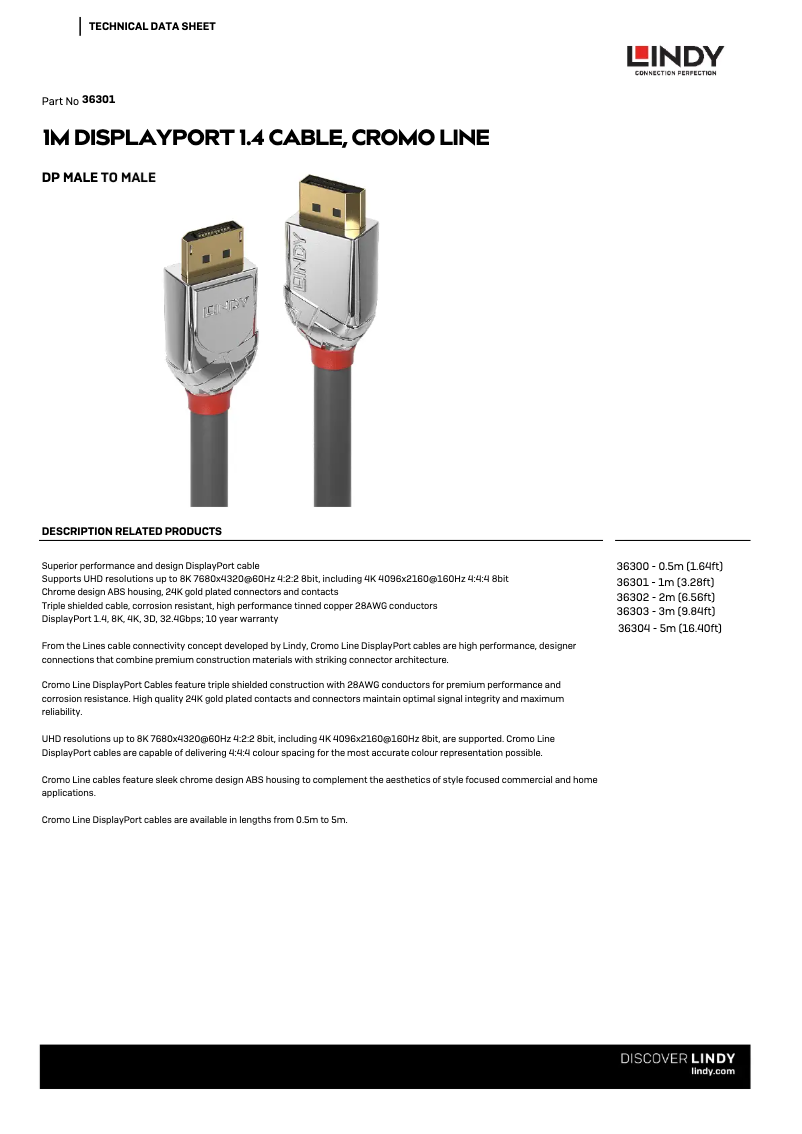 Página 1 del manual Manual de usuario Lindy 36301