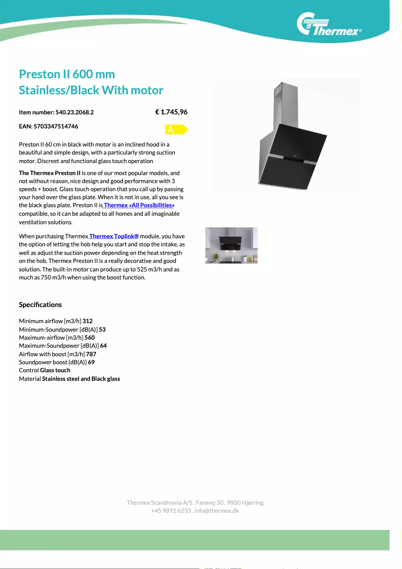 Imagen de la primera página del manual del dispositivo Preston II