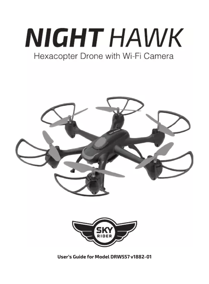 Página 1 del manual Manual de usuario GPX Night Hawk