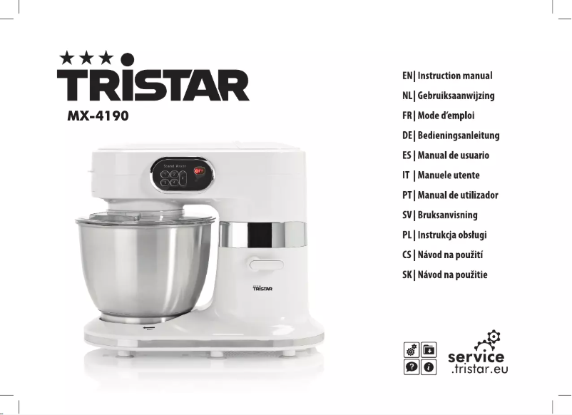 Página nº 1 - Manual de usuario TriStar MX-4190AH