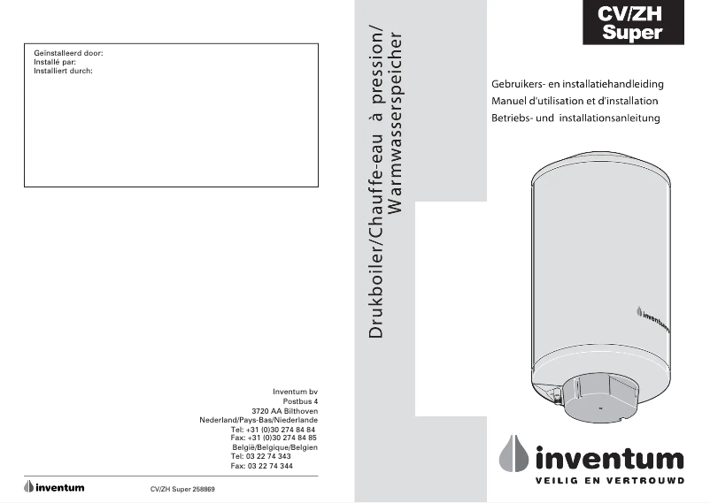 Imagen de la primera página del manual del dispositivo Super