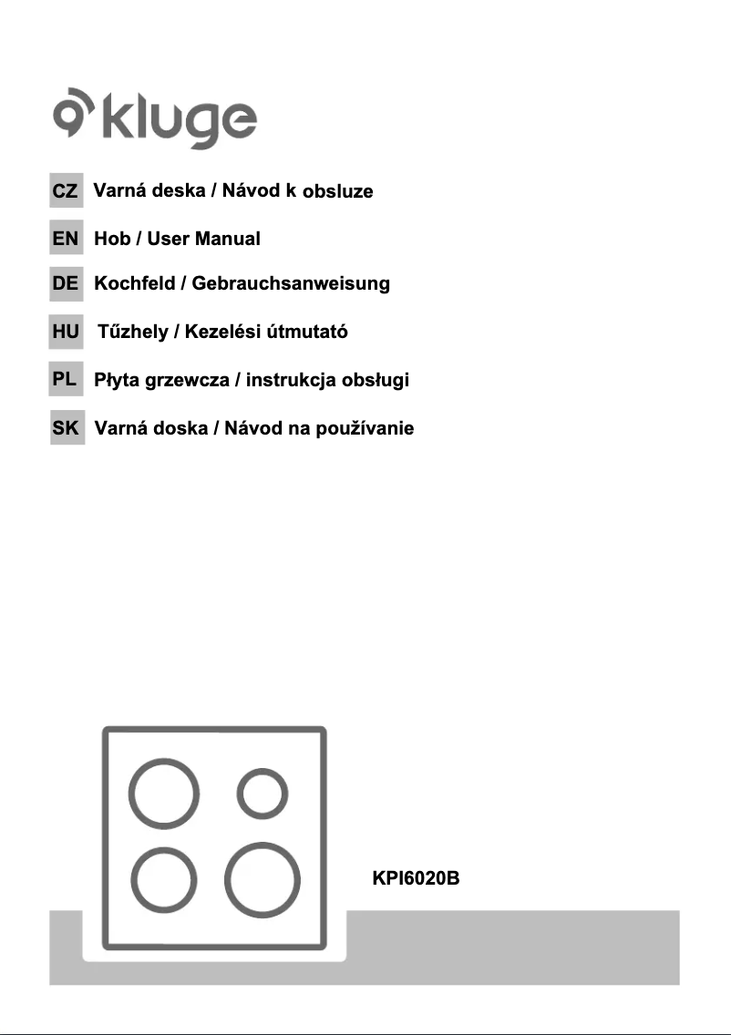 Página nº 1 - Manual de usuario Kluge KPI6020B