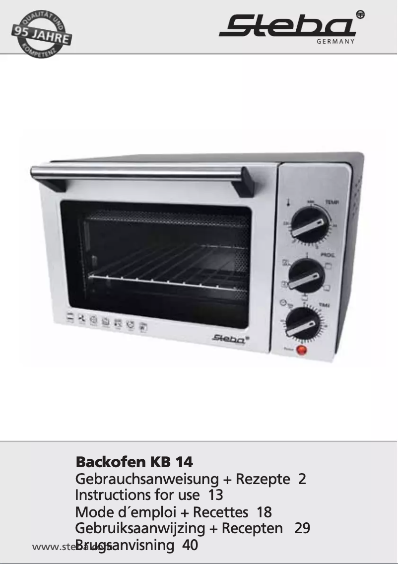 Imagen de la primera página del manual del dispositivo KB 14