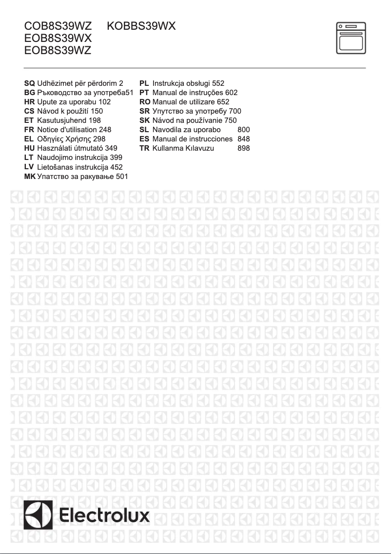 Página nº 1 - Manual de usuario AEG SteamBoost EOB8S39WZ