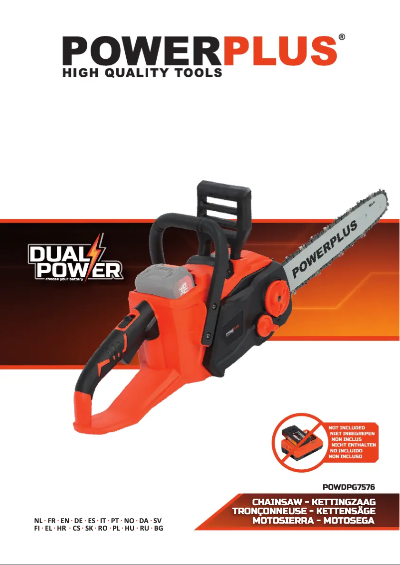 Página 1 del manual Manual de usuario PowerPlus POWDPG7576