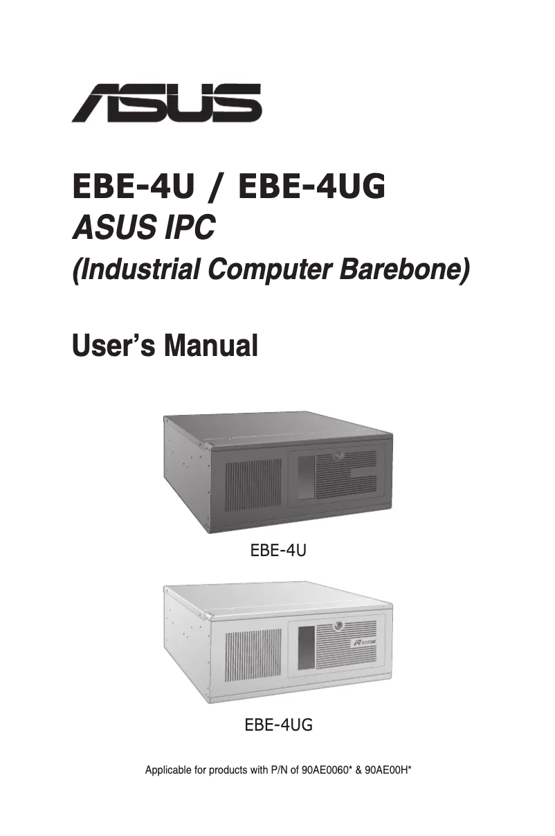 Página 1 del manual Manual de usuario Asus EBE-4U