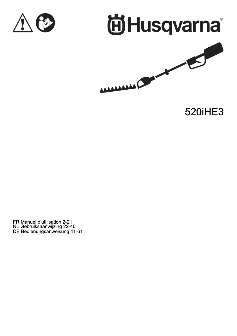 Imagen de la primera página del manual del dispositivo 520iHE3