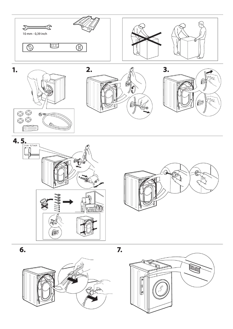 Página 1 del manual Instrucciones de seguridad Indesit BDE 86435 9EWS EU