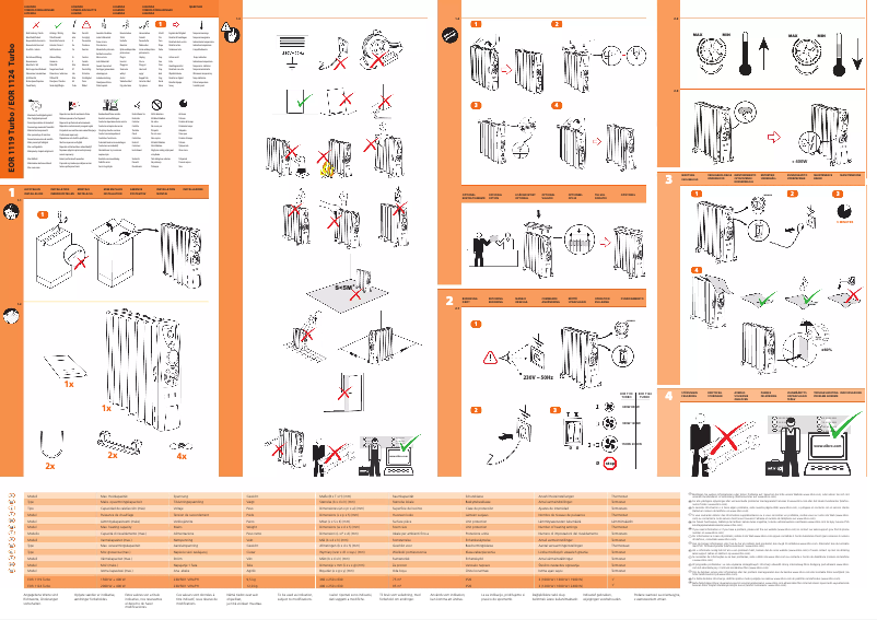 Página nº 1 - Manual de usuario Zibro EOR 1124 Turbo