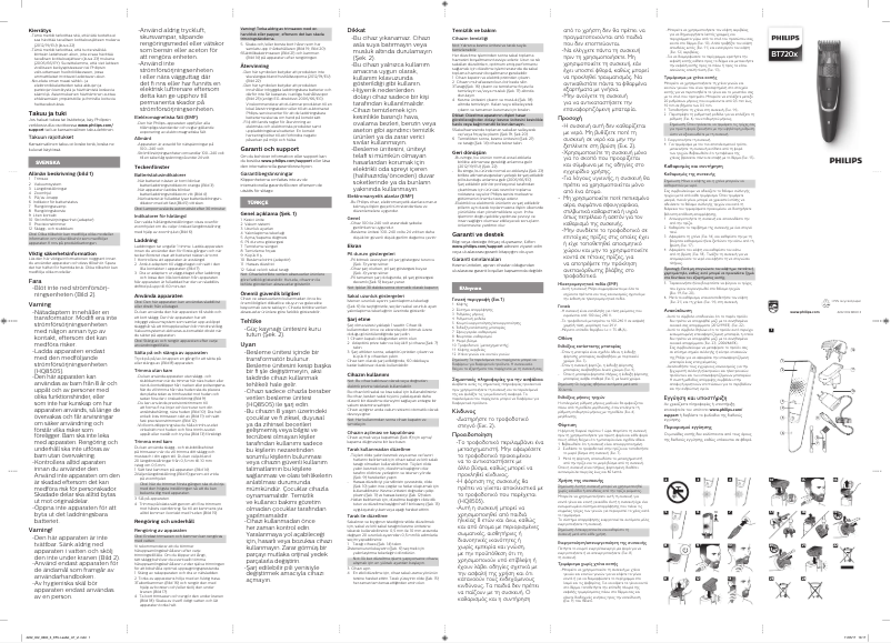 Imagen de la primera página del manual del dispositivo Series 7000 BT7210