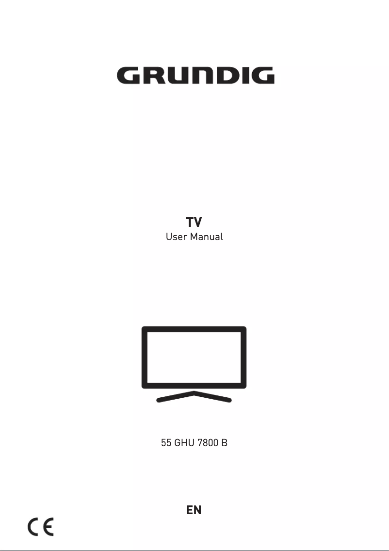 Página 1 del manual Manual de usuario Grundig 55 GHU 7800 B