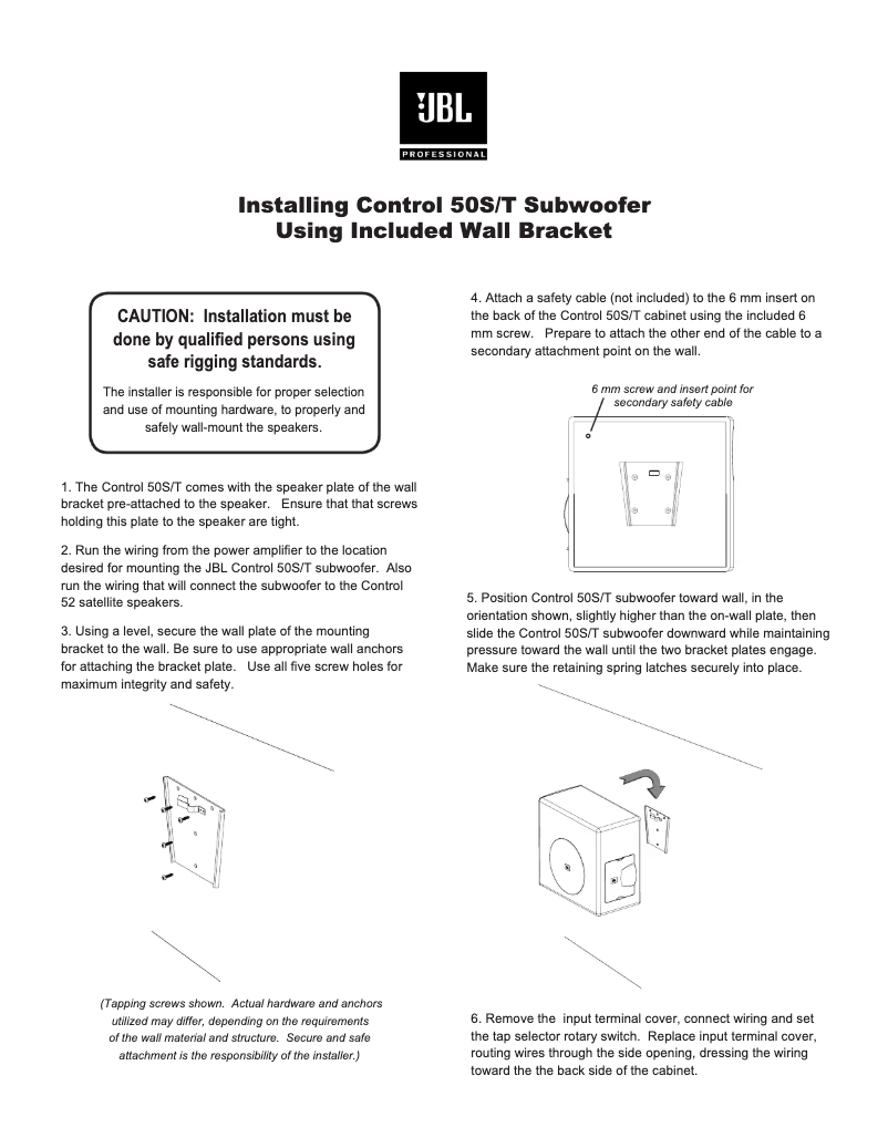 Imagen de la primera página del manual del dispositivo Control 50S/T