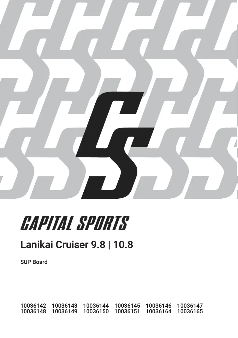 Imagen de la primera página del manual del dispositivo Lanikai Cruiser 9.8