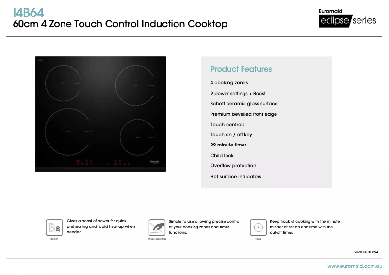 Imagen de la primera página del manual del dispositivo I4B64