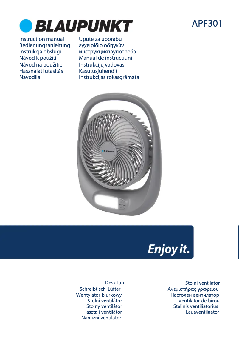 Página 1 del manual Manual de usuario Blaupunkt APF301