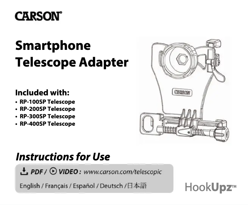 Página 1 del manual Manual de usuario Carson RedPlanet RP-400