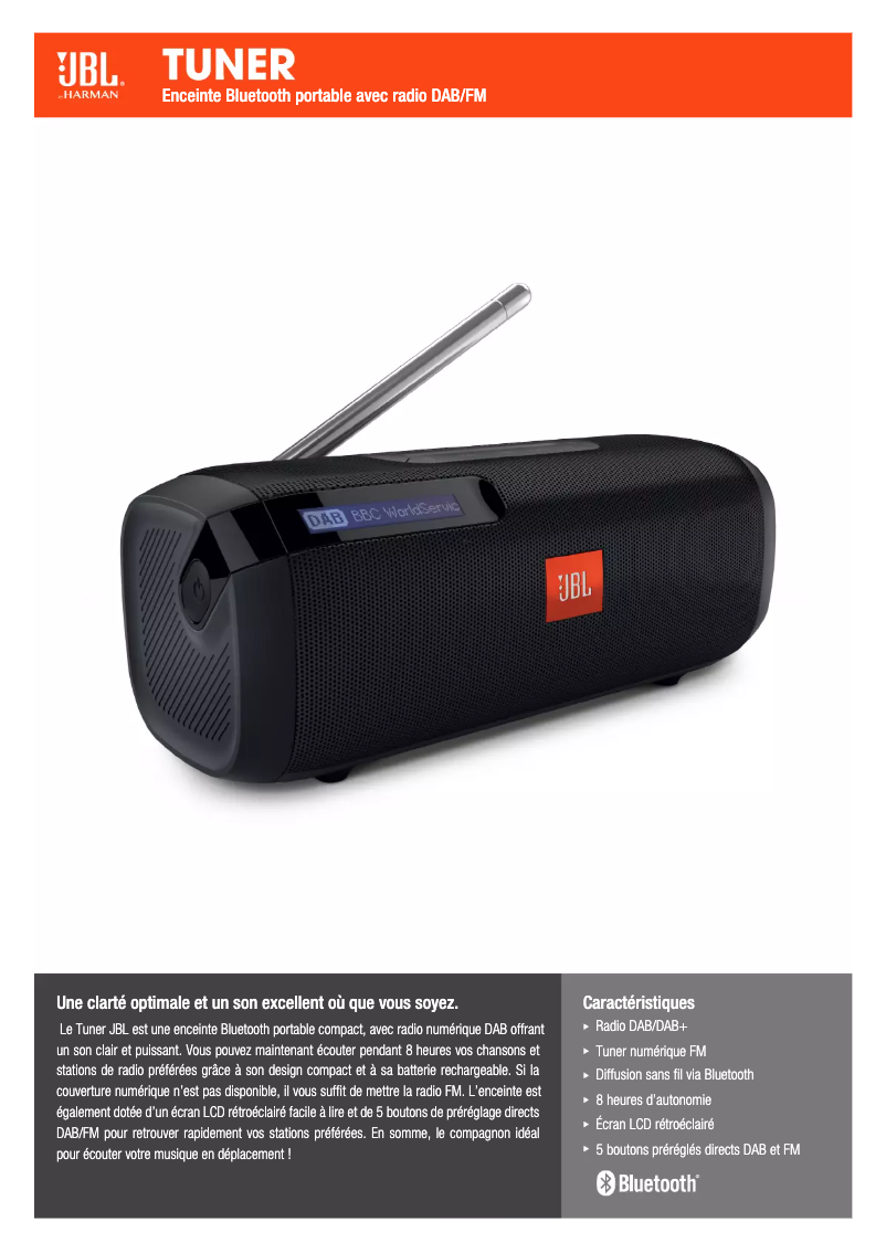 Imagen de la primera página del manual del dispositivo Tuner