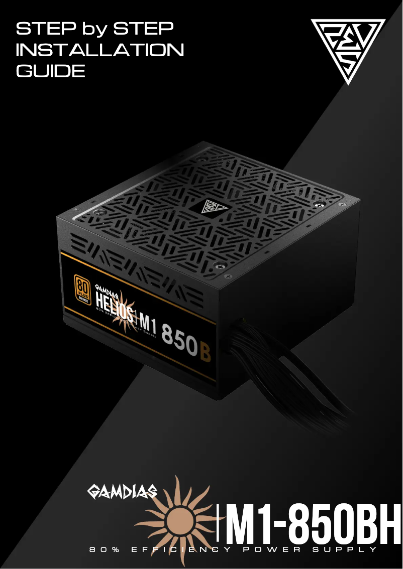 Página 1 del manual Manual de usuario Gamdias Helios M1-850B