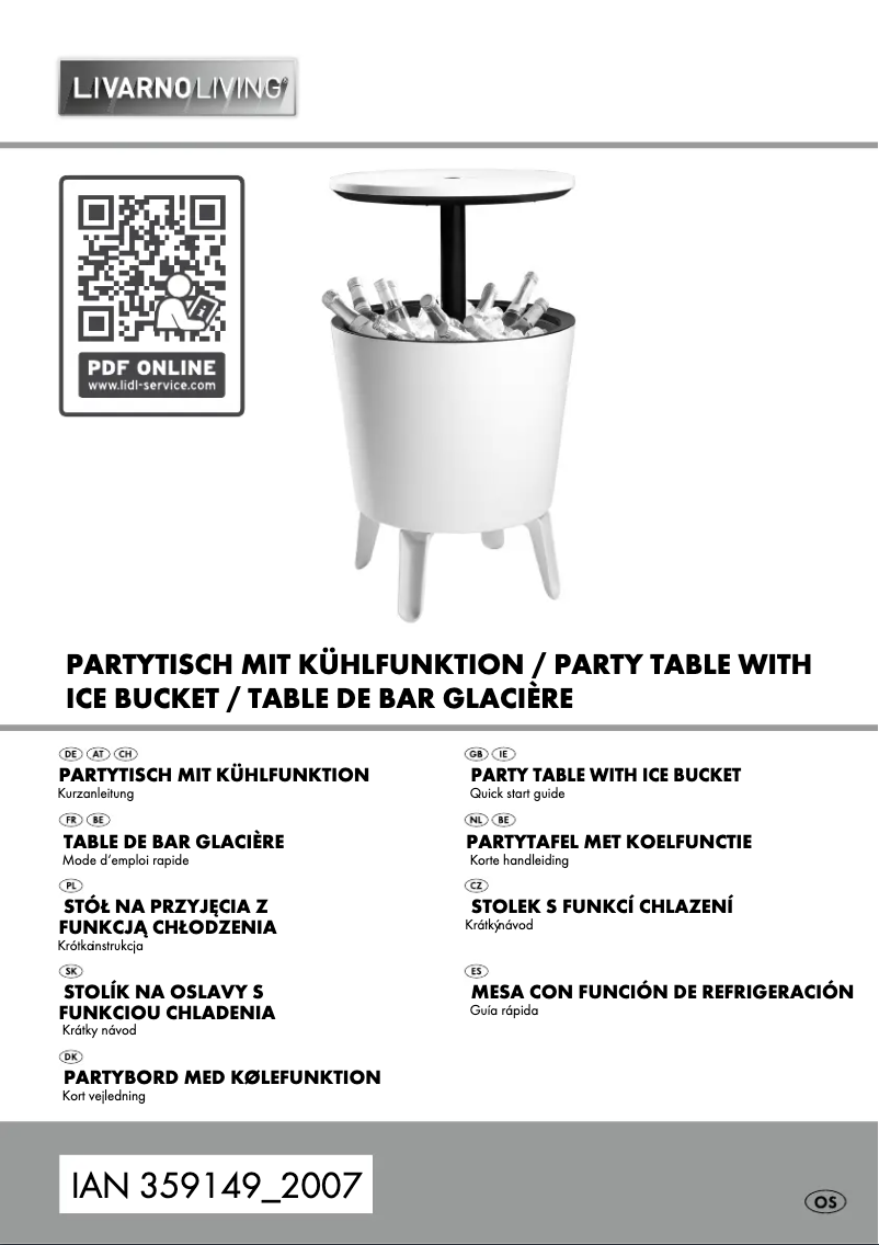 Imagen de la primera página del manual del dispositivo IAN 359149