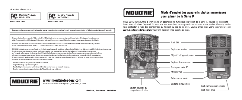 Página 1 del manual Manual de usuario Moultrie P-120i