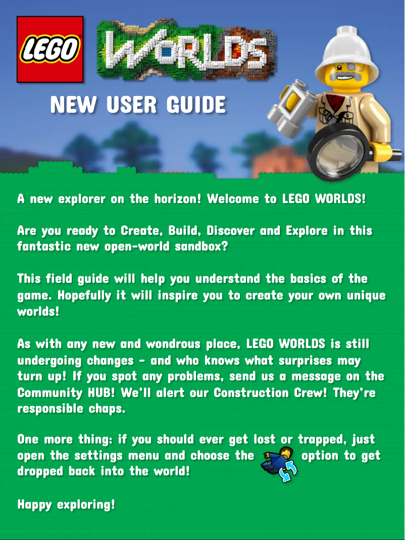 Página nº 1 - Manual de usuario Lego Worlds