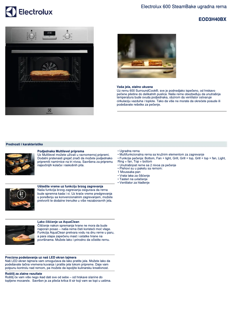 Imagen de la primera página del manual del dispositivo EOD3H40BX