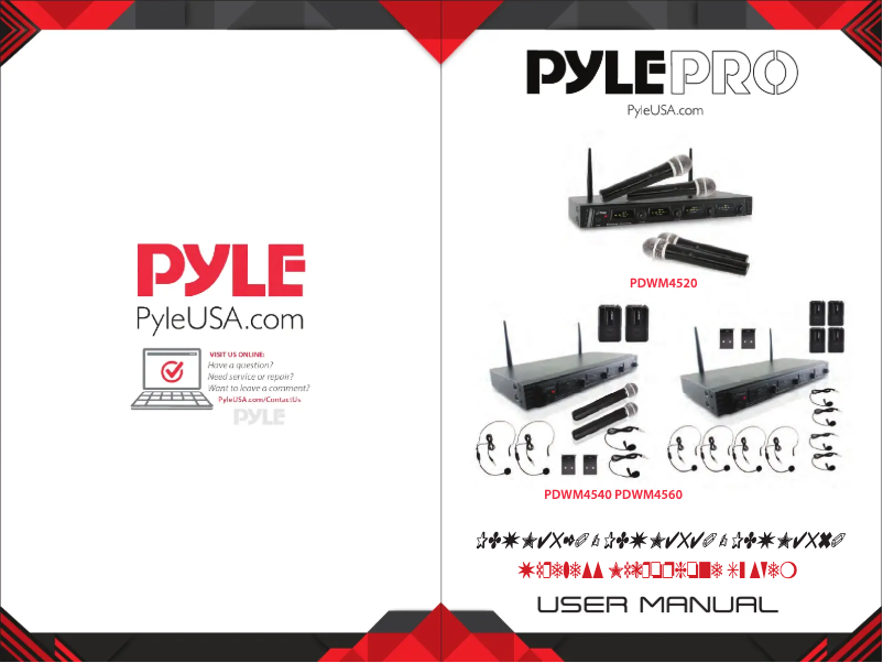 Página 1 del manual Manual de usuario Pyle PDWM4520