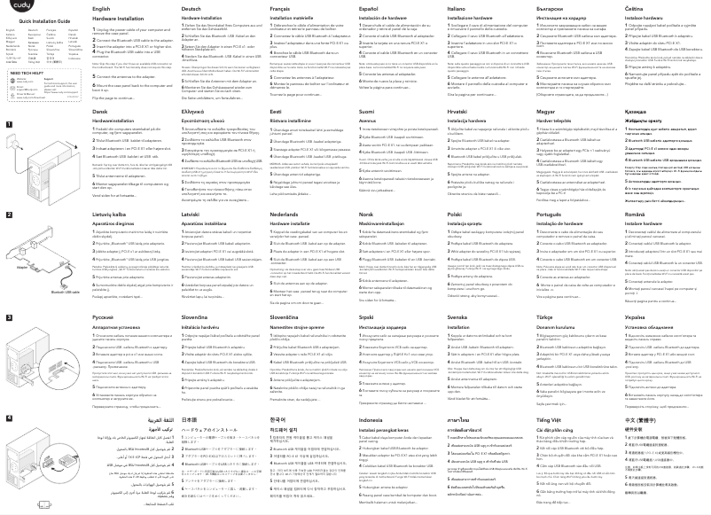 Página 1 del manual Manual de usuario Cudy WE3000