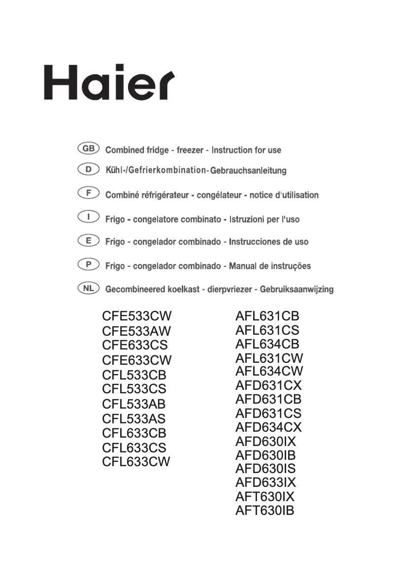 Imagen de la primera página del manual del dispositivo AFT630IX