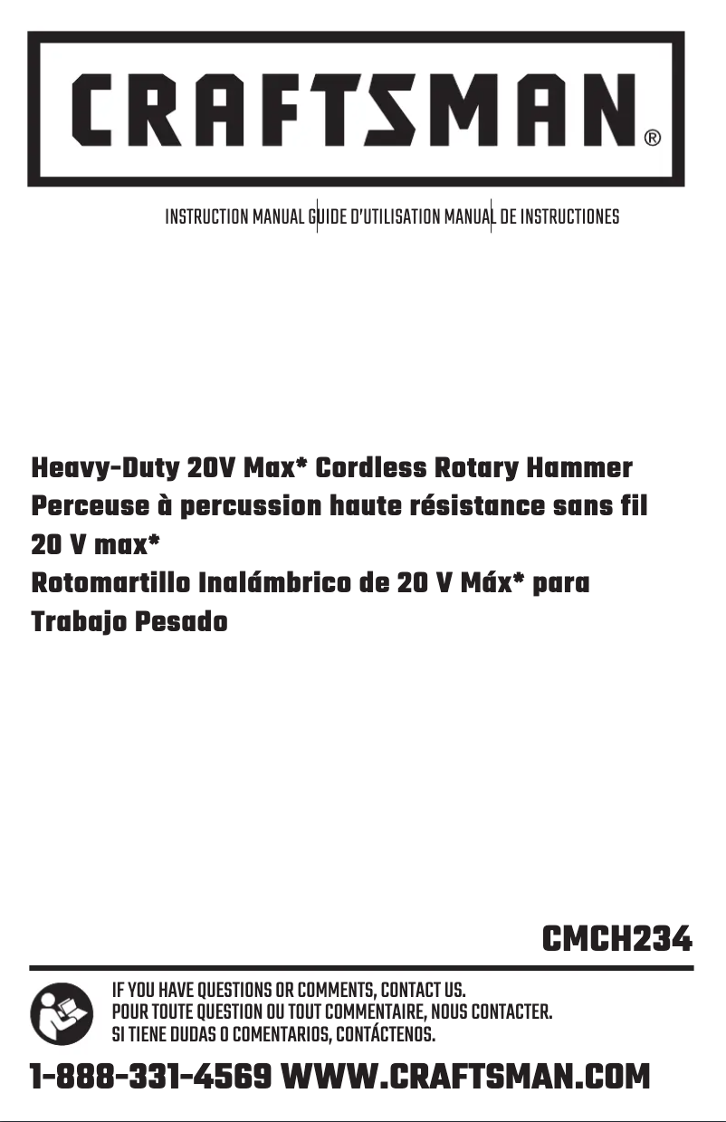 Imagen de la primera página del manual del dispositivo CMCH234B