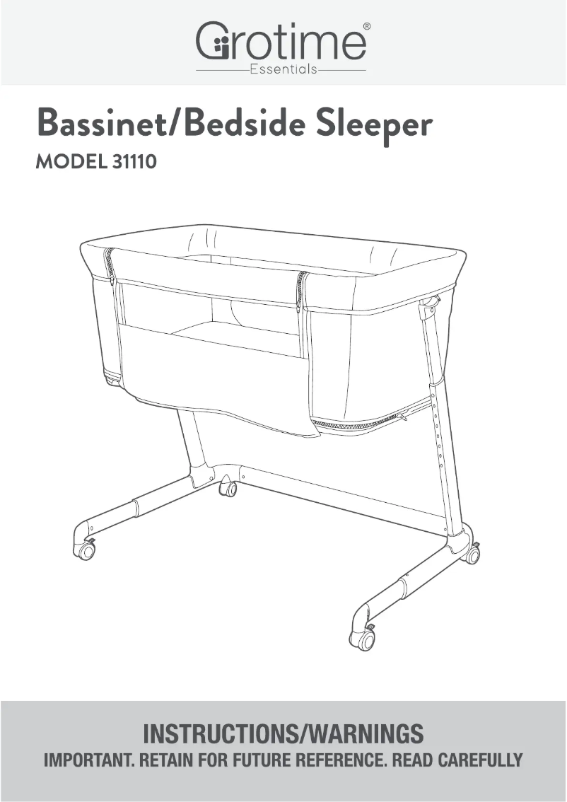 Imagen de la primera página del manual del dispositivo Dawn Bassinet