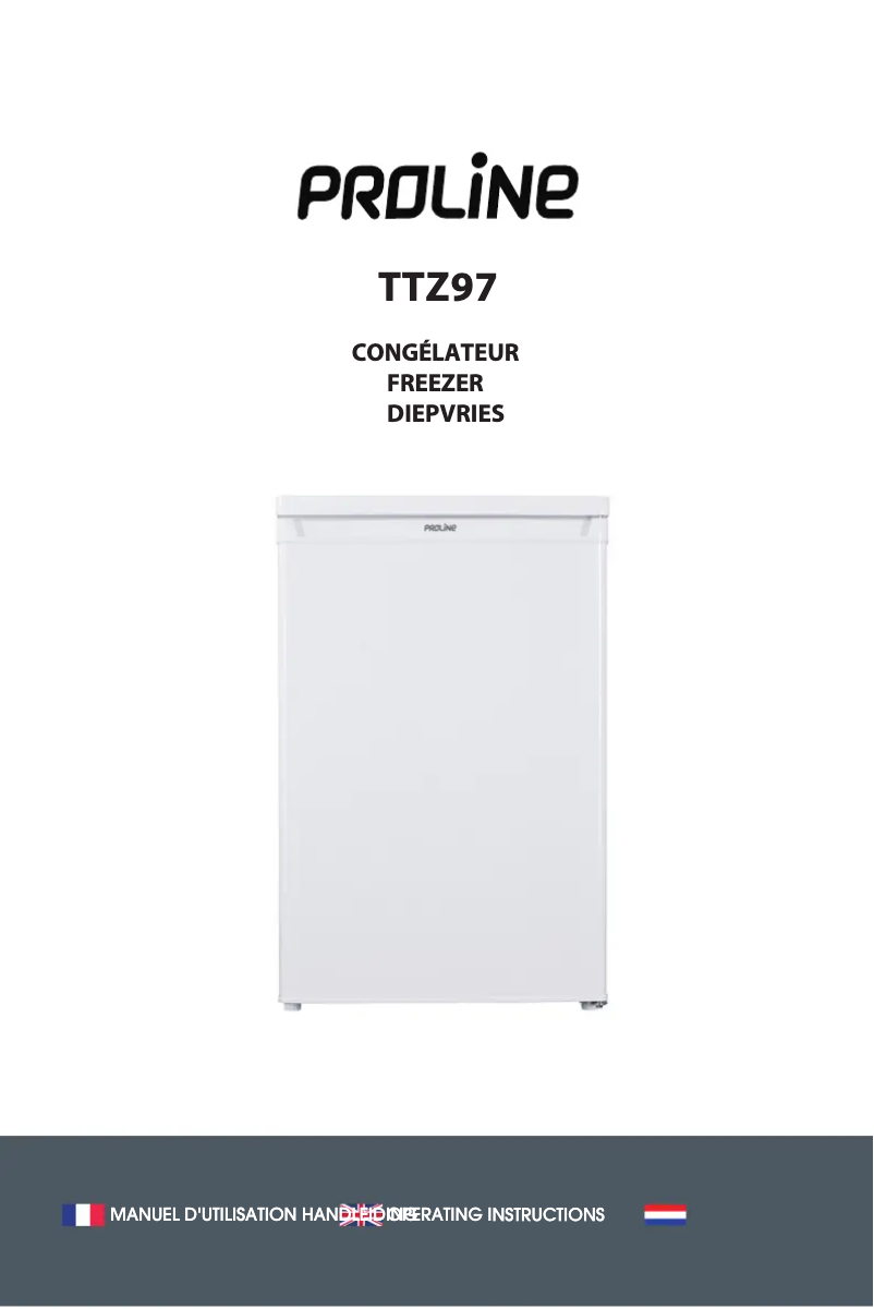 Página 1 del manual Manual de usuario Proline TTZ97