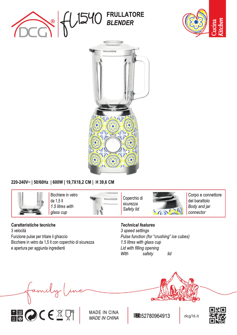 Página nº 1 - Manual de usuario DCG FL1540