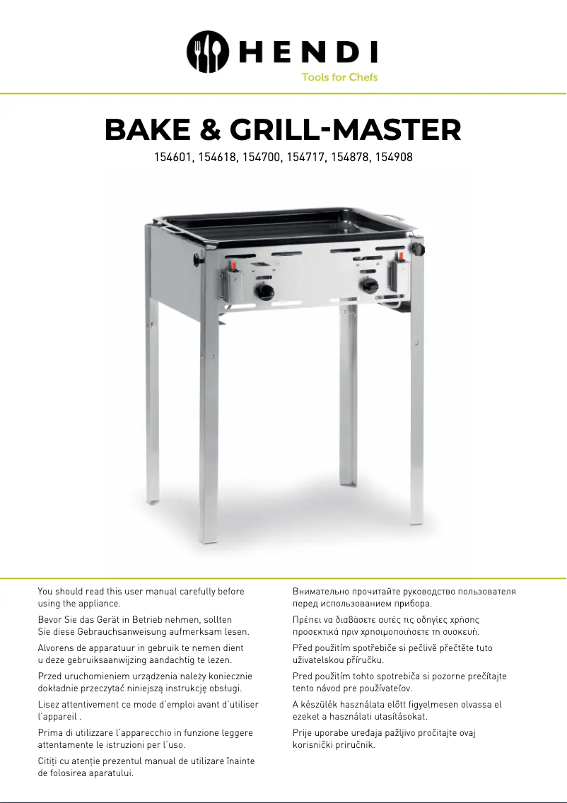 Página 1 del manual Manual de usuario Hendi 154601