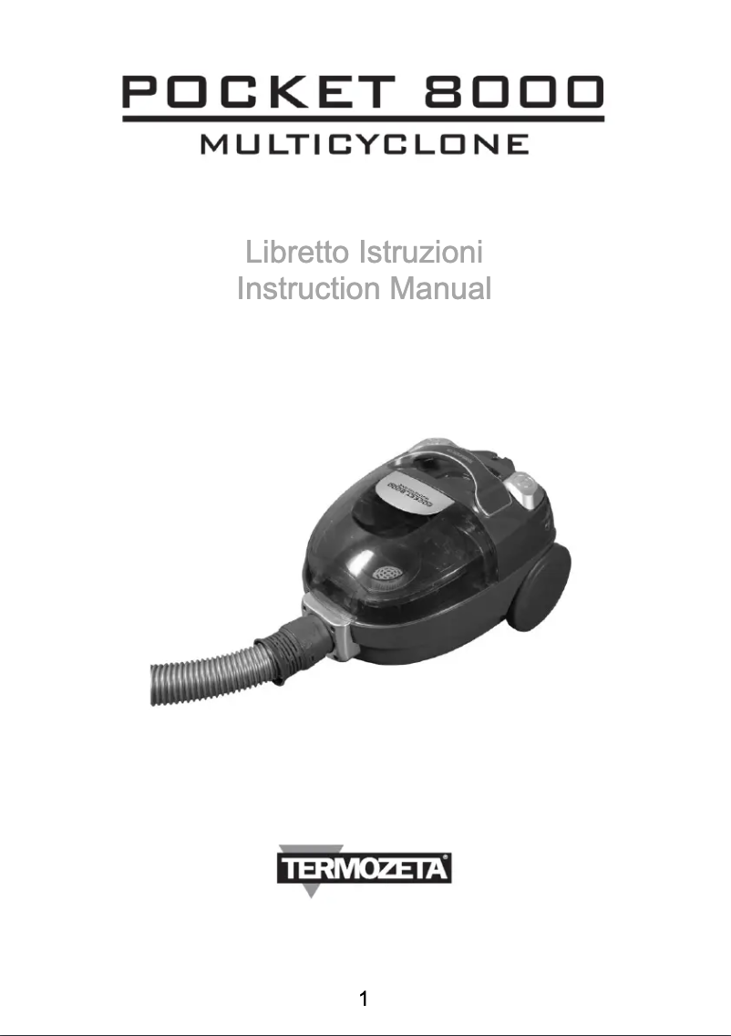 Página 1 del manual Manual de usuario Termozeta Pocket 8000