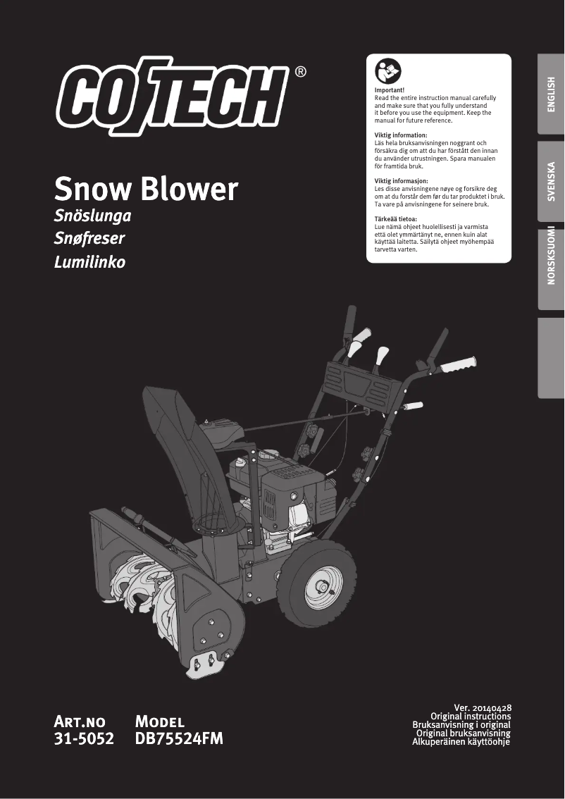 Imagen de la primera página del manual del dispositivo 31-5052