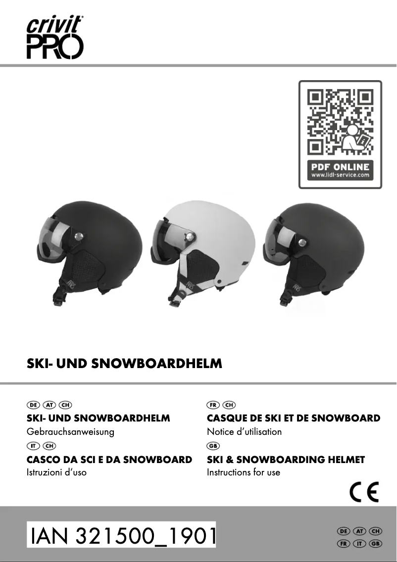 Página nº 1 - Manual de usuario Crivit IAN 321500