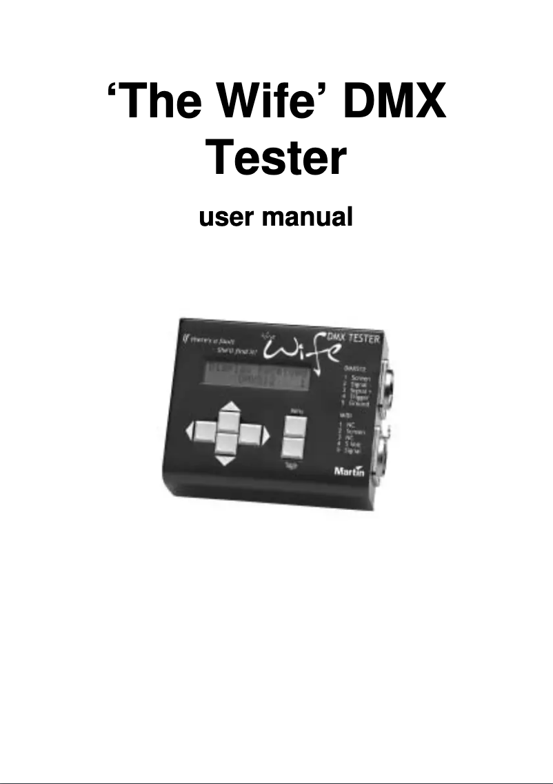 Imagen de la primera página del manual del dispositivo The Wife UPdater