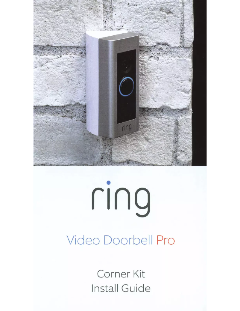 Página 1 del manual Manual de usuario Ring Video Doorbell Pro Corner Kit