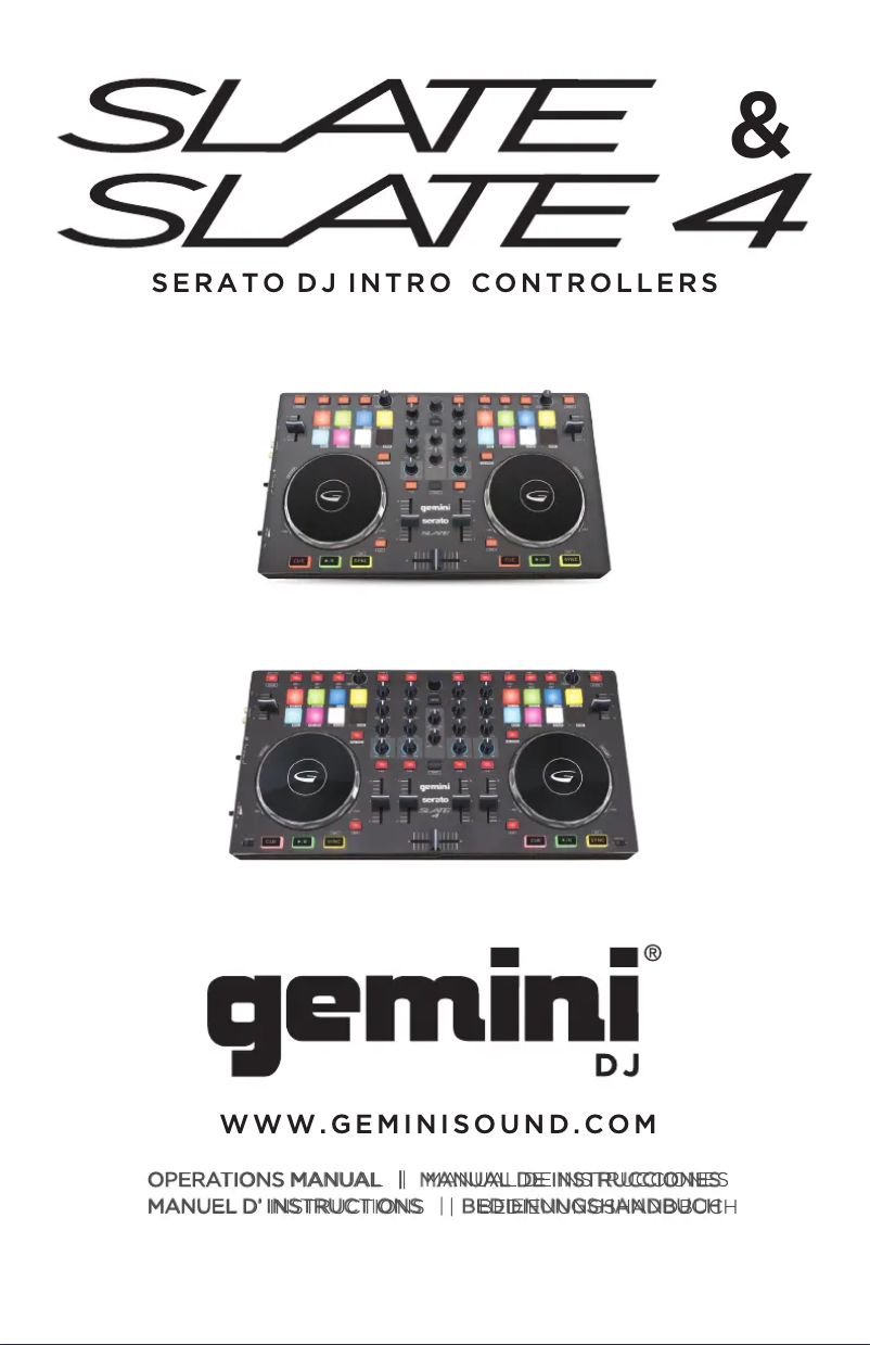 Página nº 1 - Manual de usuario Gemini SLATE 4