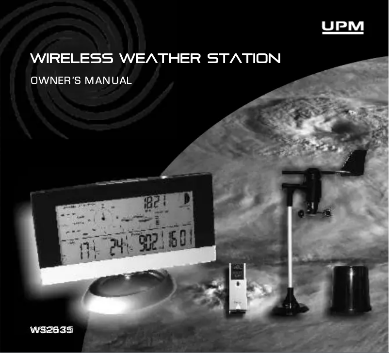 Página 1 del manual Manual de usuario UPM WS2635