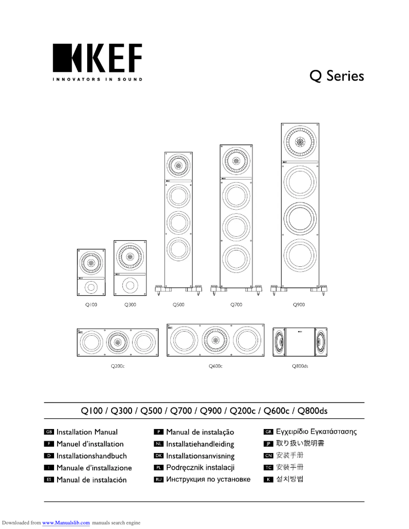 Imagen de la primera página del manual del dispositivo Q500