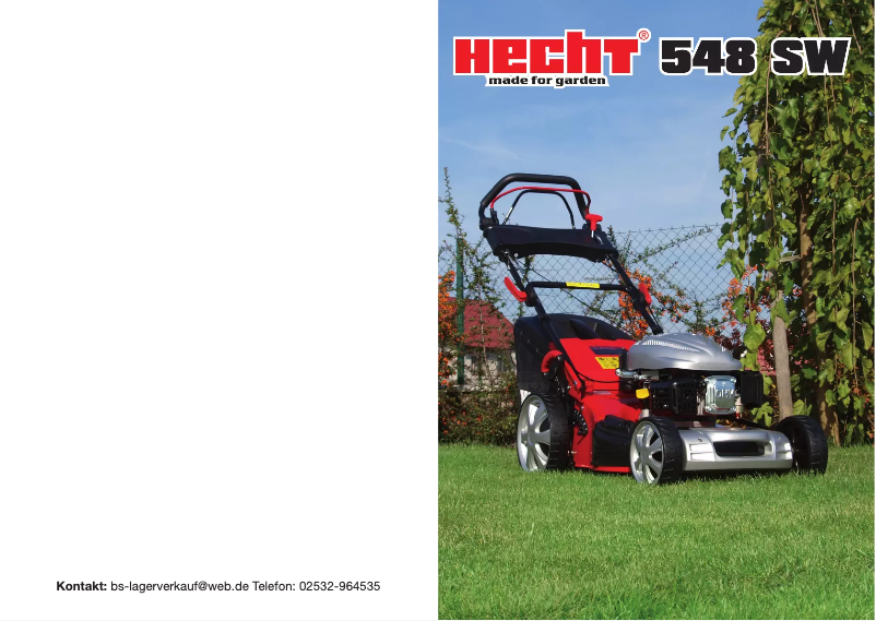 Imagen de la primera página del manual del dispositivo 548 SX