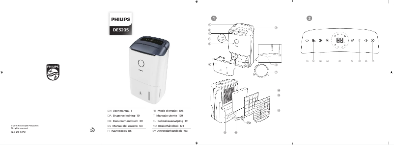 Imagen de la primera página del manual del dispositivo DE5205