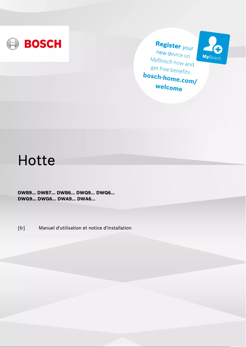 Página nº 1 - Manual de usuario Bosch DWB97FM50