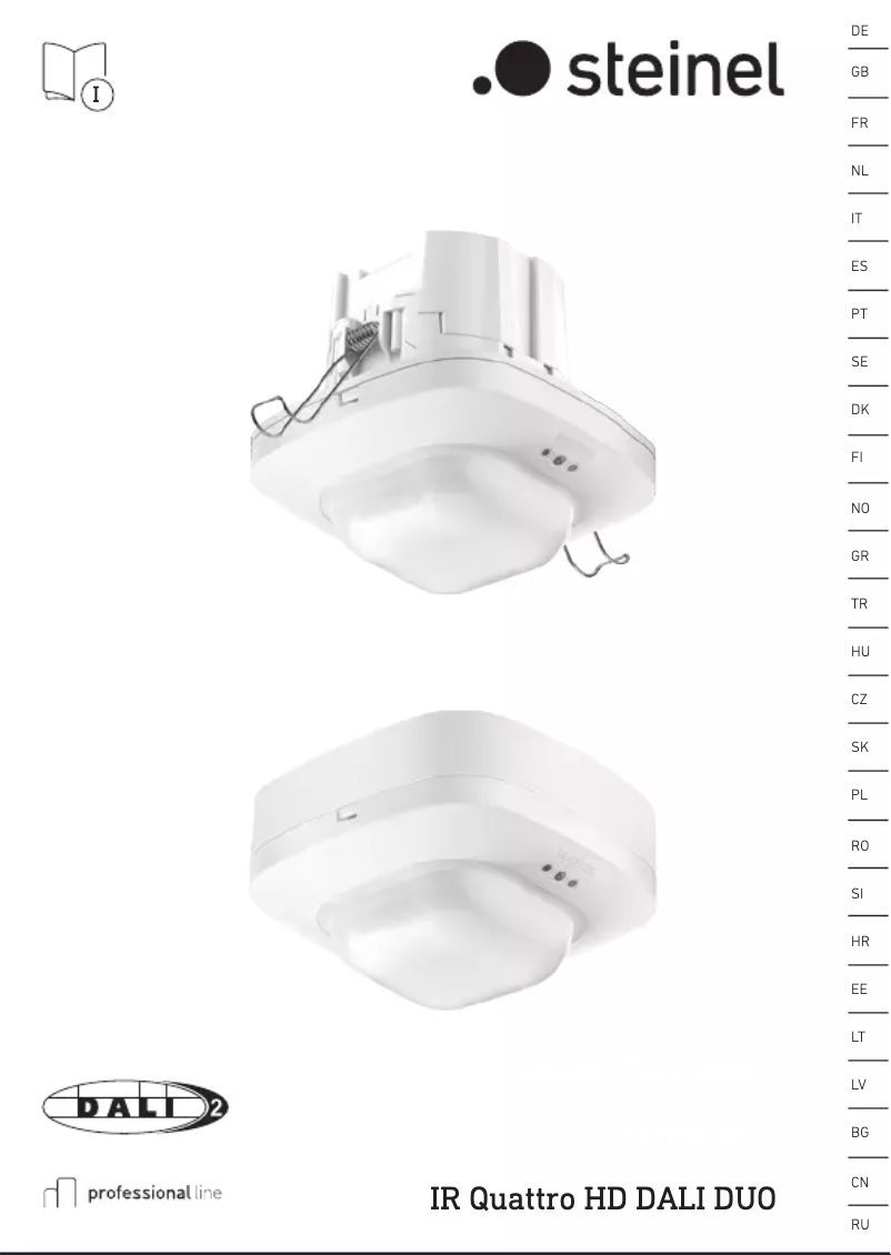 Imagen de la primera página del manual del dispositivo IR Quattro HD 24m DALI Plus