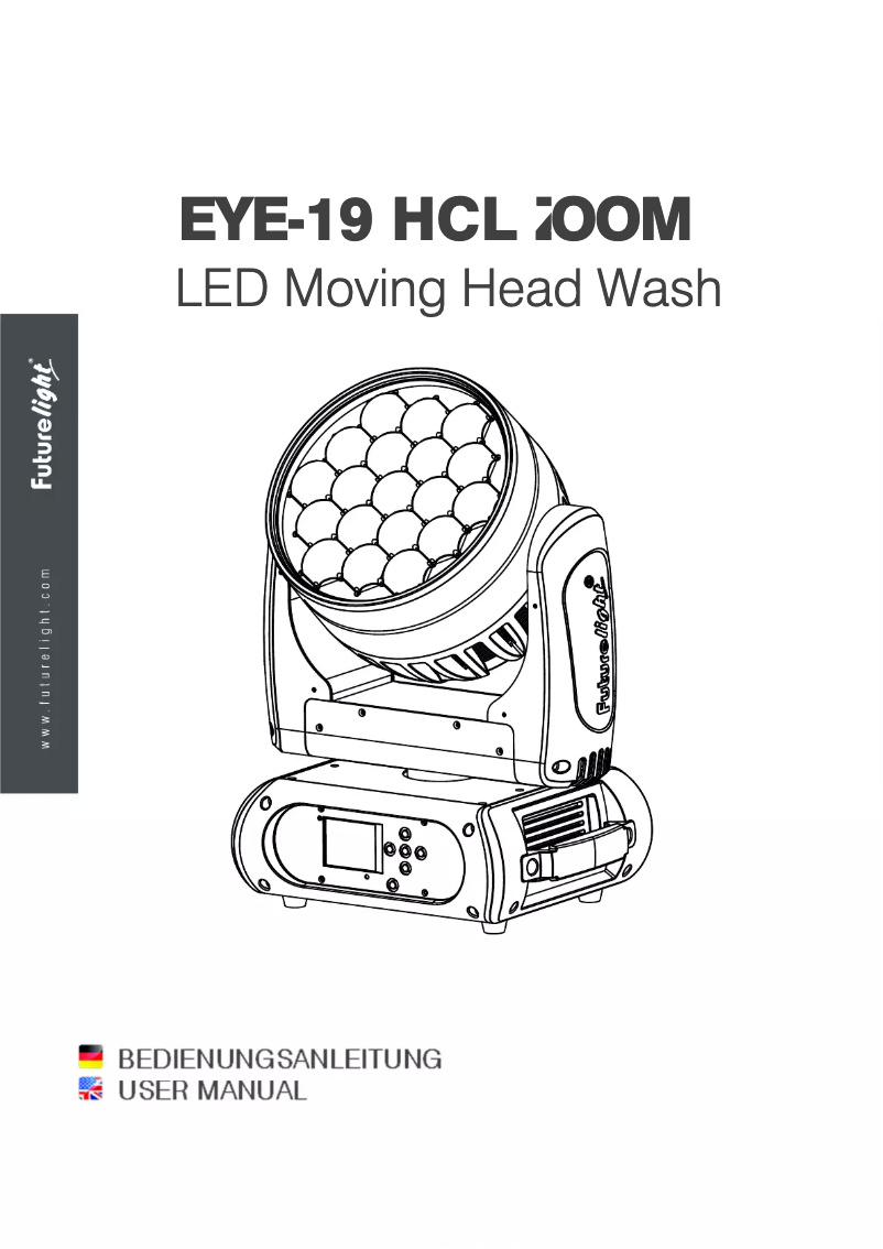 Imagen de la primera página del manual del dispositivo EYE-19 HCL Zoom